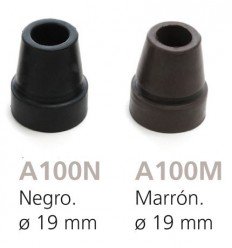 Contera para bastones muleta de aluminio