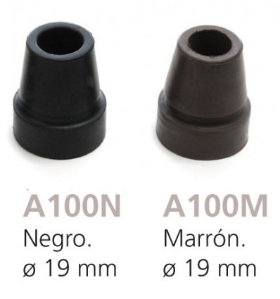 Contera para bastones muleta de aluminio