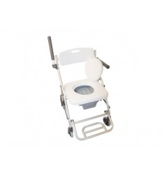 SILLA DE DUCHA Y WC PLEGABLE CON RUEDAS ERCINA II