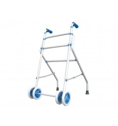 Andador de aluminio con 2 ruedas Azul AL 1G