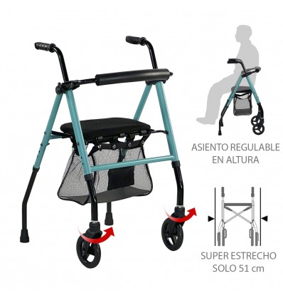 Andador de aluminio ZEN