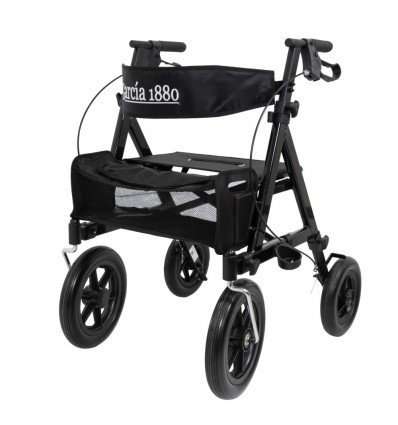 ROLLATOR DE ALUMINIO PLEGABLE TODO-TERRENO