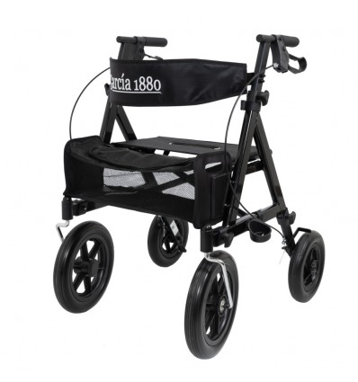 ROLLATOR DE ALUMINIO PLEGABLE TODO-TERRENO
